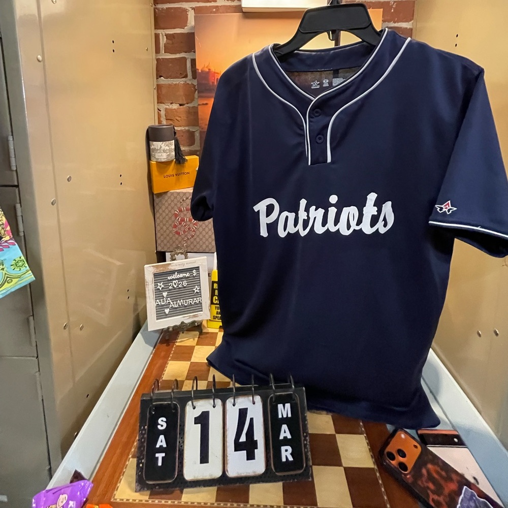 New England Patriots Laurence Maroney Baseball Jersey